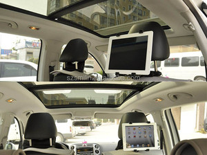 Support de siège de voiture avec appuie-tête rotatif réglable à 360 degrés K110 pour tablettes iPad 2 4 <span class=keywords><strong>Samsung</strong></span> <span class=keywords><strong>Galaxy</strong></span> Motorola Xoom 7-11 pouces - Product Image 3