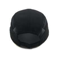 Gorra deportiva personalizada de alta calidad, gorra para correr en seco, gorras negras de microfibra, gorra de conductor de camión transpirable Unisex