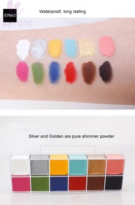 La Cara de Pintura Corporal Pintura Corporal Tatuaje Aceite Pintura Arte Bodypainting 12 Color de Maquillaje Cosmético - Product Image 6