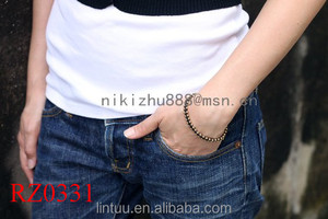 Fshion femmes de unique bracelet cire cordon noeud bracelet Bande or En Laiton <span class=keywords><strong>beel</strong></span> Bracelet - Product Image 3