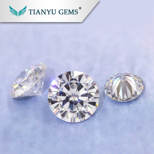 Super Bianco Moissanite Sintetica Pietre Prezzo, Lab creato diamante moissanite per i monili di modo di vendita - Product Image 5