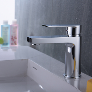 Grifo de lavabo verificado por CUPC CE, grifo de acero inoxidable de un solo orificio <span class=keywords><strong>para</strong></span> baño, mezclador de lavabo - Product Image 2