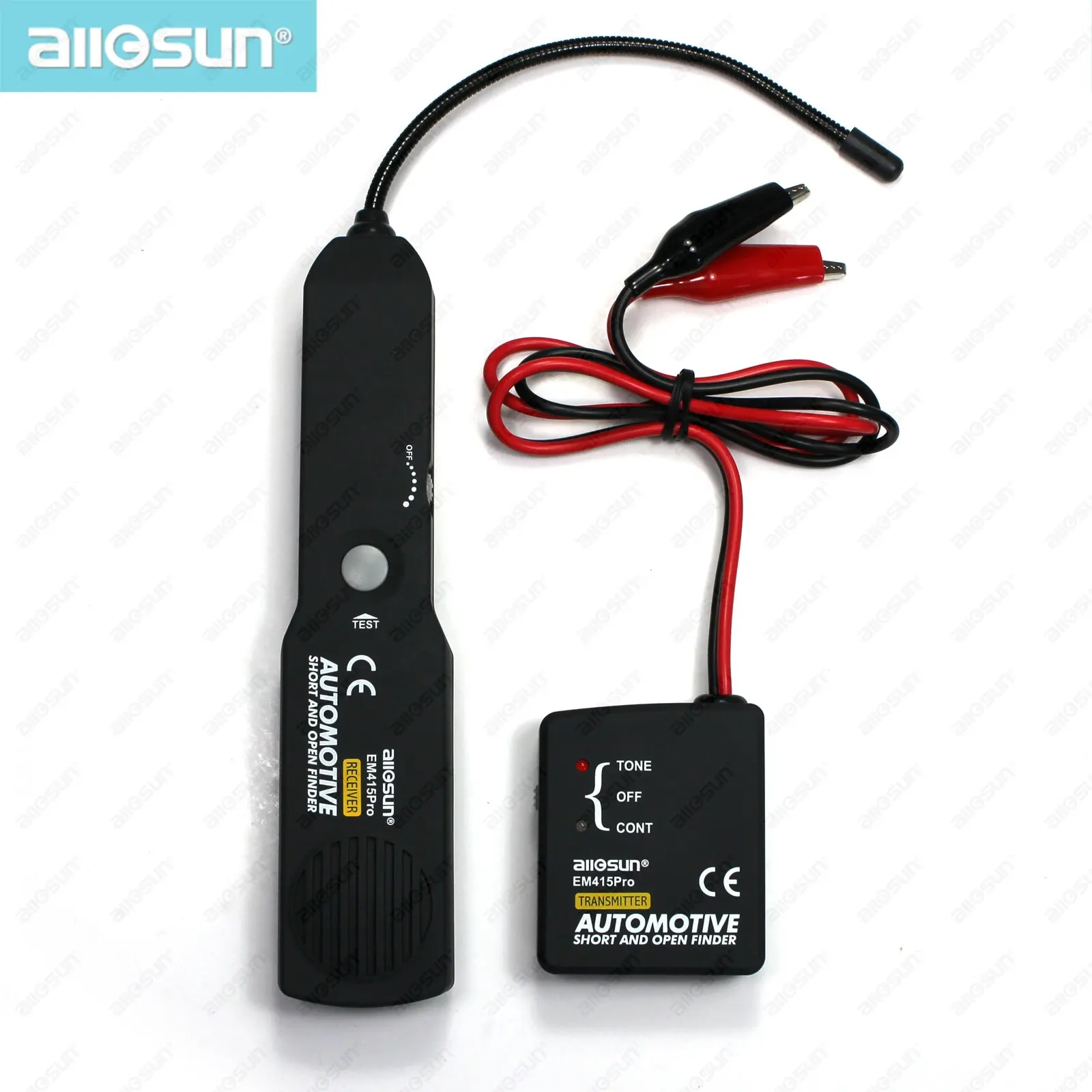 All-sun EM415PRO-Cable automotriz, telémetro Digital abierto corto, herramienta de reparación de automóviles, Tester, rastreador de línea de diagnóstico de tono