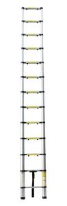 3.8 Meter 13 <strong>Steps</strong> Aluminum <strong>Telescopic</strong> Extension Folding <strong>Ladder</strong> with Hand Protect - Product Image 2
