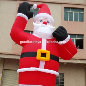 20フィートクリスマスインフレータブルサンタクロース、屋外の巨大なインフレータブルクリスマス装飾サンタ