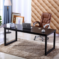 Table d'ordinateur de réception réglable en hauteur, en métal, durable, pour bureau