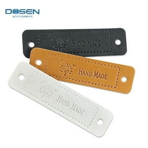 Tùy Chỉnh Thương Hiệu Riêng Tùy Chỉnh Da Dập Nổi Vá Logo Nhãn Treo Thẻ Cho Túi Jeans - Product Image 1