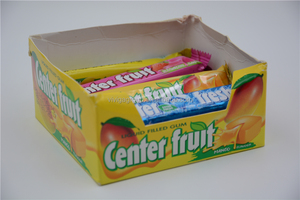 Delicioso sándwich de frutas sabor líquido lleno de goma (centro-fruta) dulces - Product Image 2
