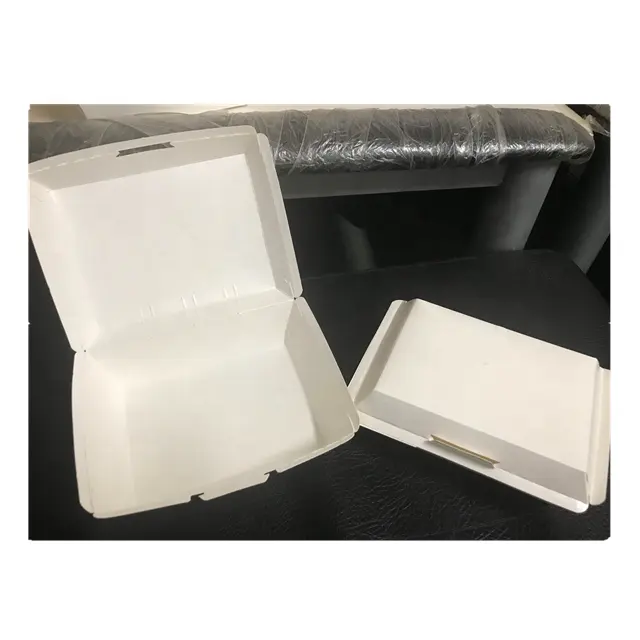 Plato de papel para contenedor de Alimentos/cartulina de papel de tablero de marfil