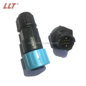 Conector led industrial impermeable, accesorio de aplicación en la industria, LLT M16 2 + 2 + 8 6 pin