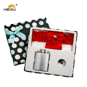 Ensemble cadeau de flacon à liqueur de poche en acier inoxydable 18/8 de 8 oz, entonnoir, whisky, flacon à liqueur, anti-fuite, résistant à la rouille, portable, de haute qualité - Product Image 4