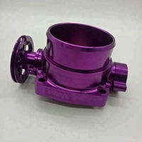 جسم خانق ألومنيوم جديد Xuechen Q45 مصنوع من الألومنيوم المشغول بالـ CNC مخصص لسيارات GT86/86 السباقية 2012-2016 80-90 مم