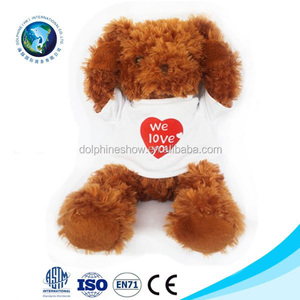2016 logotipo personalizado promocional osito de peluche con camiseta suave de peluche de felpa oso de peluche personalizados - Product Image 3