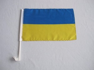 Bandera de coche con impresión personalizada, poste de plástico - Product Image 5