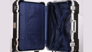 Sac à roulettes universel en aluminium ABS de qualité supérieure, <span class=keywords><strong>valise</strong></span> à roulettes, porte-gobelet caché multifonctionnel et à compartiment parapluie - Product Image 5