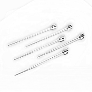 Terbaik Jual Produk Dapat Digunakan Kembali Logam Hub Jarum <span class=keywords><strong>Stainless</strong></span> <span class=keywords><strong>Steel</strong></span> Hewan Jarum <span class=keywords><strong>Luer</strong></span> Kunci Jarum untuk Hewan - Product Image 3