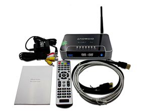 Africain d'<span class=keywords><strong>iptv</strong></span> chaînes boxs internet tv récepteur <span class=keywords><strong>android</strong></span> Quad core Amlogic S805 1 GB RAM 8 GB ROM aluminium cas - Product Image 6