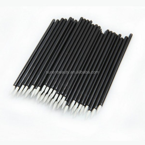 50pcs <span class=keywords><strong>pinceau</strong></span> <span class=keywords><strong>Eyeliner</strong></span> en fibre de couleur blanche pour outils cosmétiques de beauté - Product Image 3