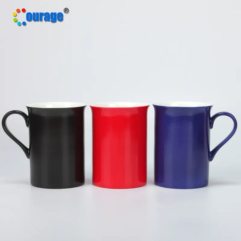 Glossy New Bone China heat color changing Magic Mug Wholesale Price