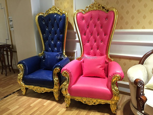 Chaises de mariage, chaises du roi reine - Product Image 6