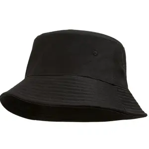 Sombrero de Sol de pesca de fábrica China, 100 algodón, promocional, cepillado, pescador, negro, barato