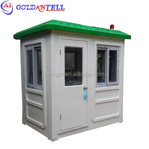 factory price fiberglass white blue color parking booth portable security booth for highway