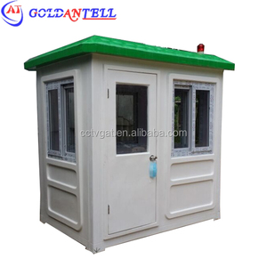 Caseta de Seguridad Portátil, Contenedor Industrial de Fibra de Vidrio Azul, Caseta de Estacionamiento para Uso en Apartamentos, Precio de Fábrica para Carreteras - Product Image 1