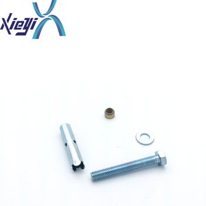 Ancla <span class=keywords><strong>de</strong></span> manga chapada en zinc blanco, cabeza redonda, perno <span class=keywords><strong>de</strong></span> <span class=keywords><strong>anclaje</strong></span> <span class=keywords><strong>de</strong></span> hormigón, medición imperial certificada ISO - Product Image 3