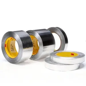 aluminium perekat penyegelan termal tape Suppliers-Diperkuat Aluminium Fiberglass Tape 0.28 Mm Lapisan Tebal dengan Silikon Perekat