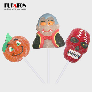 Bonbons créatifs à saveur de fruits pour Halloween, 1 pièce, factice, <span class=keywords><strong>effrayant</strong></span>, gelée Pop, sucette - Product Image 3