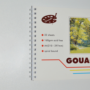 Artist 160gsm A4 Acid-Free Gouache Painting <strong>Paper</strong> <strong>Pad</strong> - Product Image 2