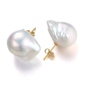 FEIRUN 15mm argento 925 AA + barocco <span class=keywords><strong>orecchini</strong></span> di <span class=keywords><strong>perle</strong></span> reali, <span class=keywords><strong>orecchini</strong></span> di <span class=keywords><strong>perle</strong></span> all'ingrosso, <span class=keywords><strong>orecchini</strong></span> di <span class=keywords><strong>perle</strong></span> bianche - Product Image 1
