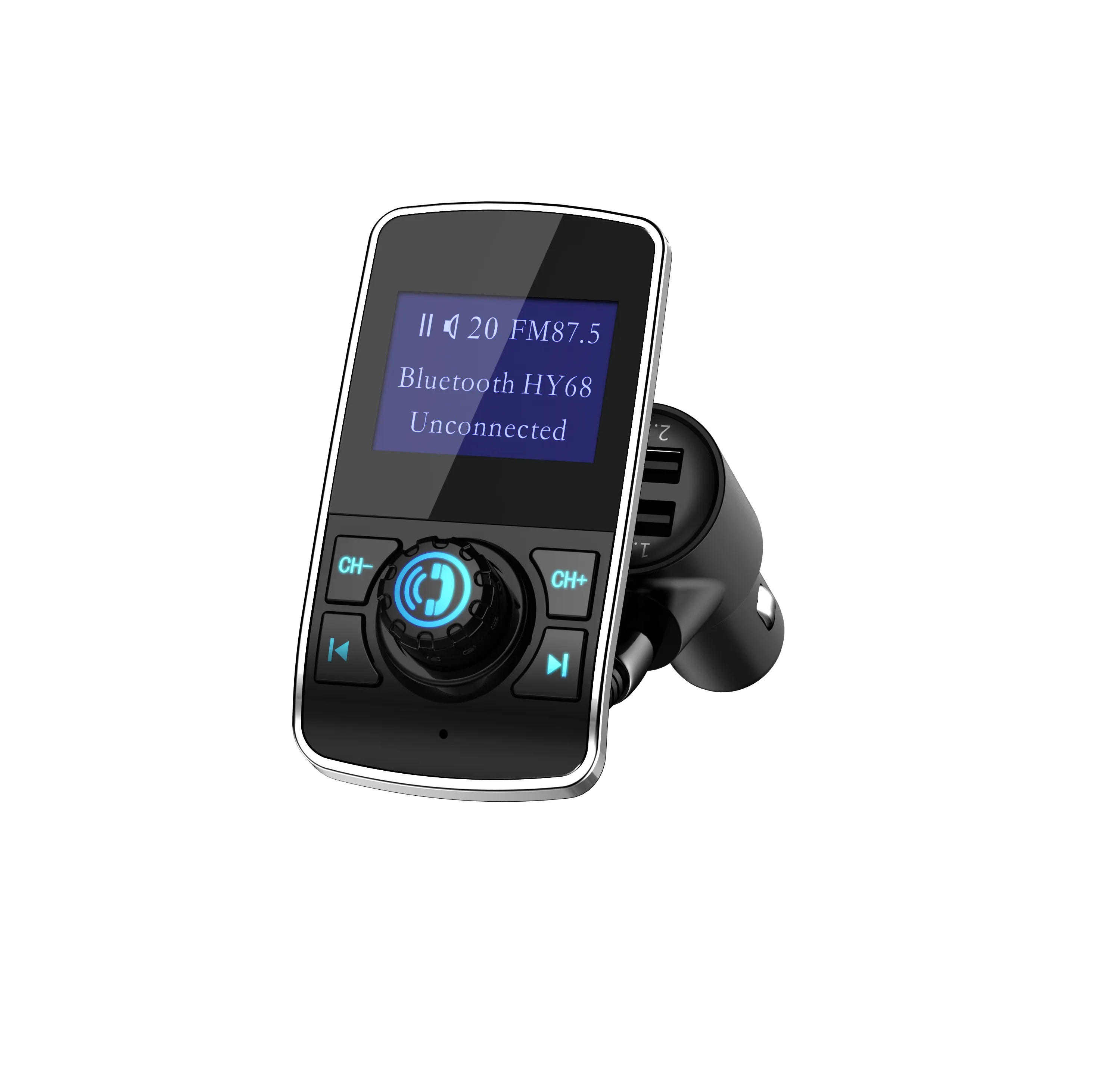 HY68 3.1A USB şarj aleti kablosuz FM verici araba oto bluetooth aux handsfree araç kiti MP3 çalar