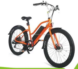 26 дюймов 7 скоростей электрический велосипед с скрытым 36v литий-ионный аккумулятор