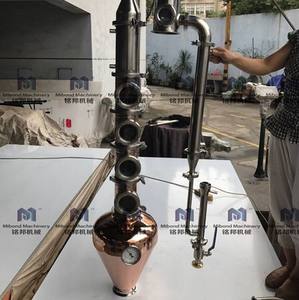 Nuevo tipo <span class=keywords><strong>de</strong></span> columna <span class=keywords><strong>de</strong></span> destilación olla destilador <span class=keywords><strong>de</strong></span> <span class=keywords><strong>alcohol</strong></span> con Ginebra cesta para venta - Product Image 3