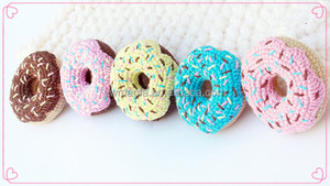 Venta al por Mayor de Juguetes de Ganchillo Hechos a Mano 100%, Juguetes de Amigurumi de Helado Rellenos para Bebés, MFB-030 - Product Image 3