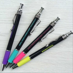 Penna a Sfera Curva Personalizzata Economica e Sottile con Clip a Forma di S - Product Image 3