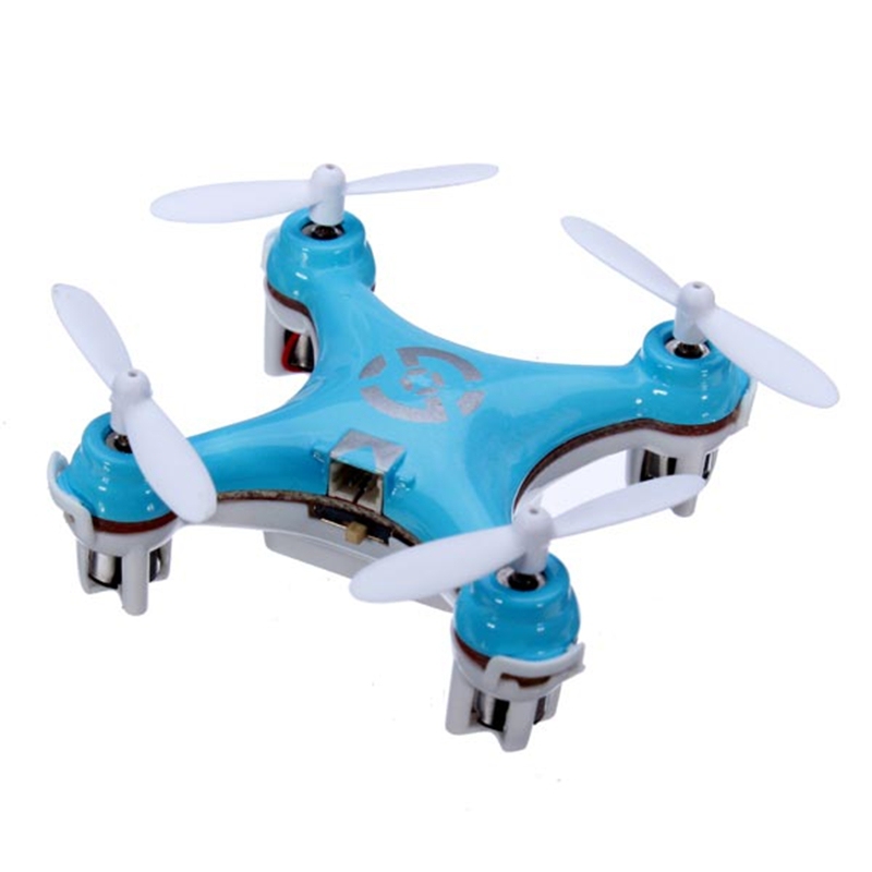 Mini Drone Cheerson CX-10 Blu, Radiocomandato 2.4G 4CH, 6 Assi, LED, Giroscopio, Pronto Al Volo