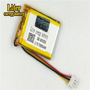 Plug 2,5 P 3,7 603035 700 mAh rechargeable LiPo battery solar rechargeable lithium-ion polymer lithium battery PCM - Product Image 1