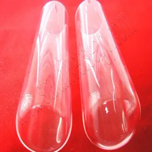 STA one end closed quartz tube glass crystal tube