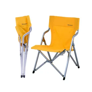 Onwaysports Patio Ultralight Portable Yellow Camping Chair Foldable OW-23