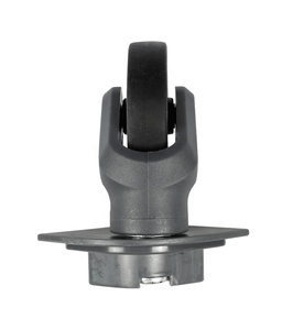 JX9111 Roues de chariot d'hôtel 60-Roulettes de bagages portables de voyage silencieuses en plastique épais Spinner Caster Bag Parts Accessories - Product Image 2