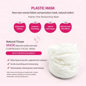 BIOAQUA Pro ince cilt bakımı <span class=keywords><strong>DIY</strong></span> tek kullanımlık Nonwoven kumaş sıkıştırılmış yüz maskesi - Product Image 3