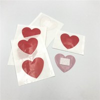 Plâtre naturel en forme de cœur de bande dessinée, sans Latex
