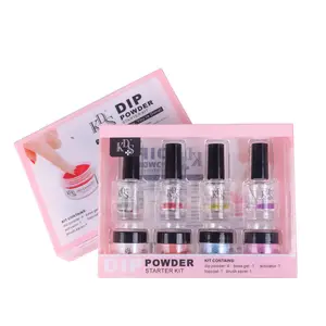 Produttore professionale popolare dip sistema di nails fornisce 485 colore immersione in polvere acrilico nail kit per unghie