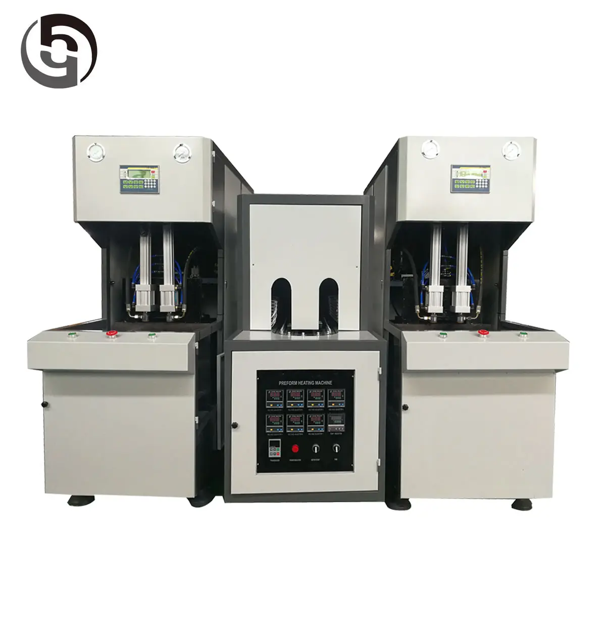 Semi Automatic Pet Stretch Blow Moulding Machine Bottle Making Machine Plastic Bottle Blowing Machine