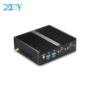 XCY Mini pc windows10 Celeron 2955U <span class=keywords><strong>2</strong></span> LAN <span class=keywords><strong>2</strong></span> RS232 fanless desktop für büro <span class=keywords><strong>ddr3</strong></span> 8 gb thin client - Product Image 1