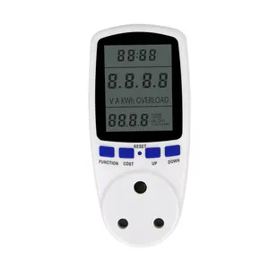 Type L Huishouden Digitale 220 V Smart LCD Energy power meter stopcontact