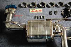 Sistema <span class=keywords><strong>di</strong></span> <span class=keywords><strong>Scarico</strong></span> in Acciaio Inox per Audi Q7 Anno 2014 Doppio Tubo <span class=keywords><strong>di</strong></span> <span class=keywords><strong>Scarico</strong></span> con <span class=keywords><strong>Valvola</strong></span> - Product Image 3