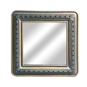 Parete della decorazione dello specchio incorniciata ferro della mobilia del salone del progettista antico dello specchio dell'annata - Product Image 6